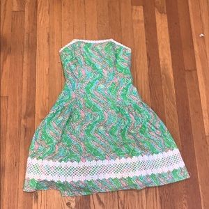 Lilly Pulitzer strapless dress
